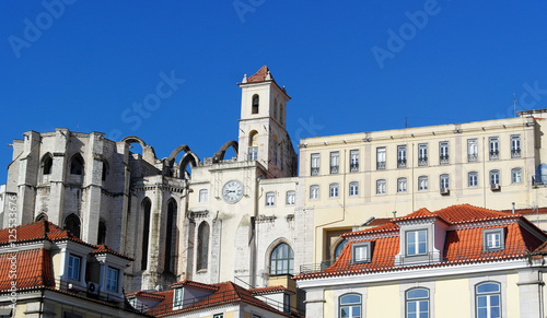 Carmo convent, Lisbon, Portugal photo