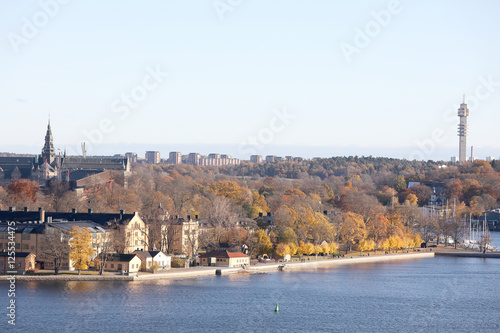 The beautiful Skeppsholmen in central Stockholm photo