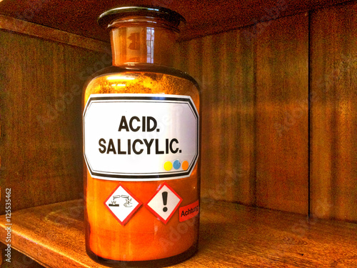 Standgefäß Apotheke - Acidum Salicylicum  photo