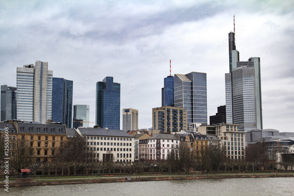 Naklejka premium Frankfurt Cityscape