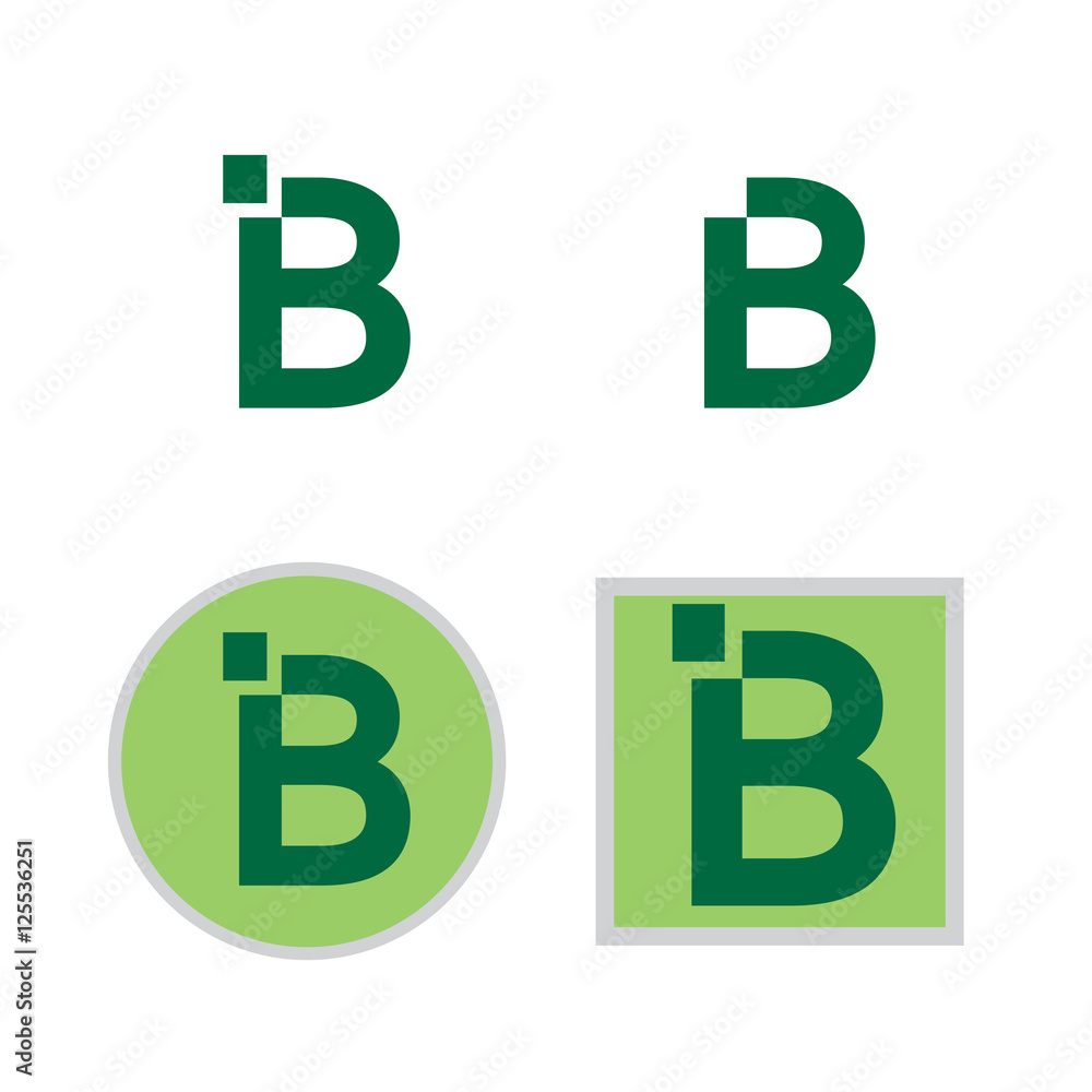 B Logo set B Logo set
