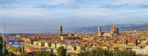 Italy, Florence (Firenze) city panorama, landscape