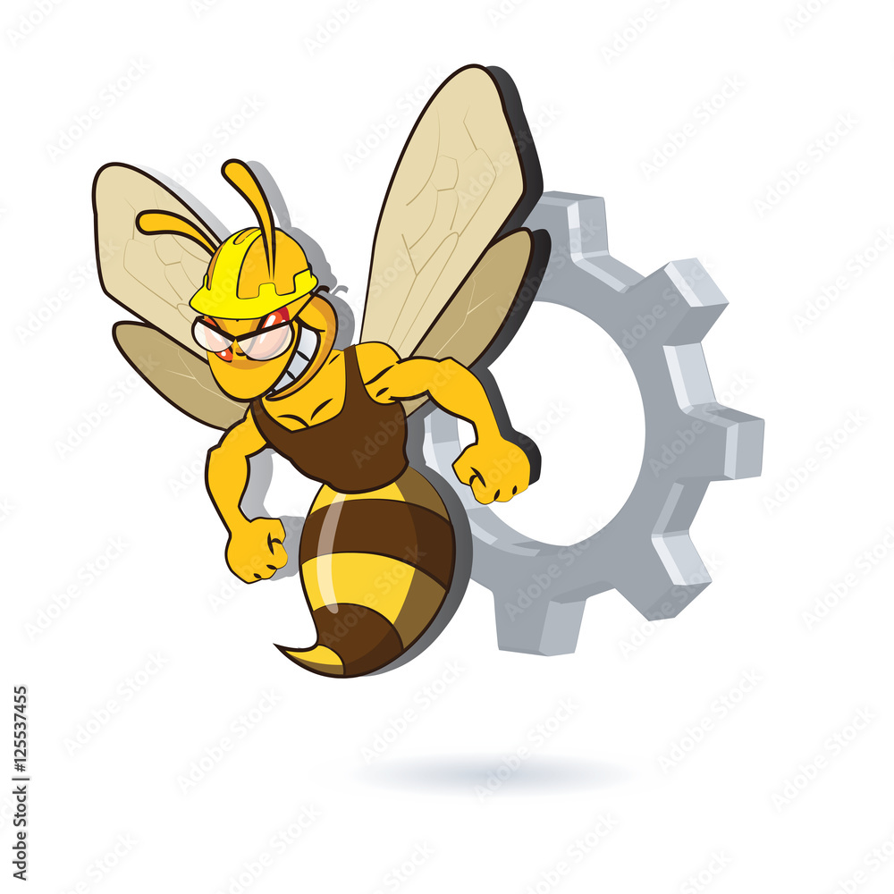 Fototapeta premium Bee Mascot Design