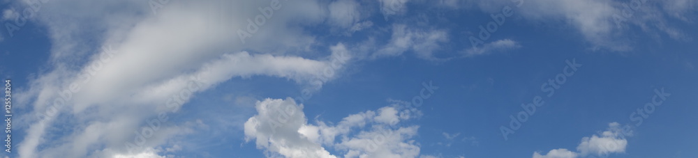 Clouds in the blue sky Clouds in the blue sky