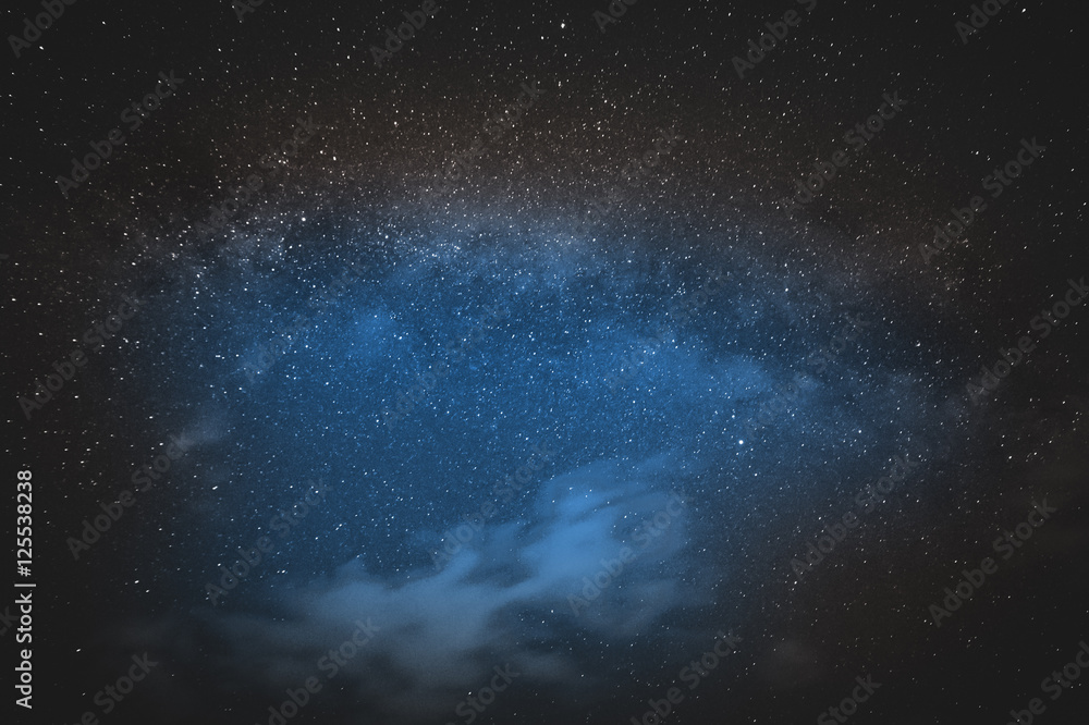 Fototapeta premium Galaxy stars night sky