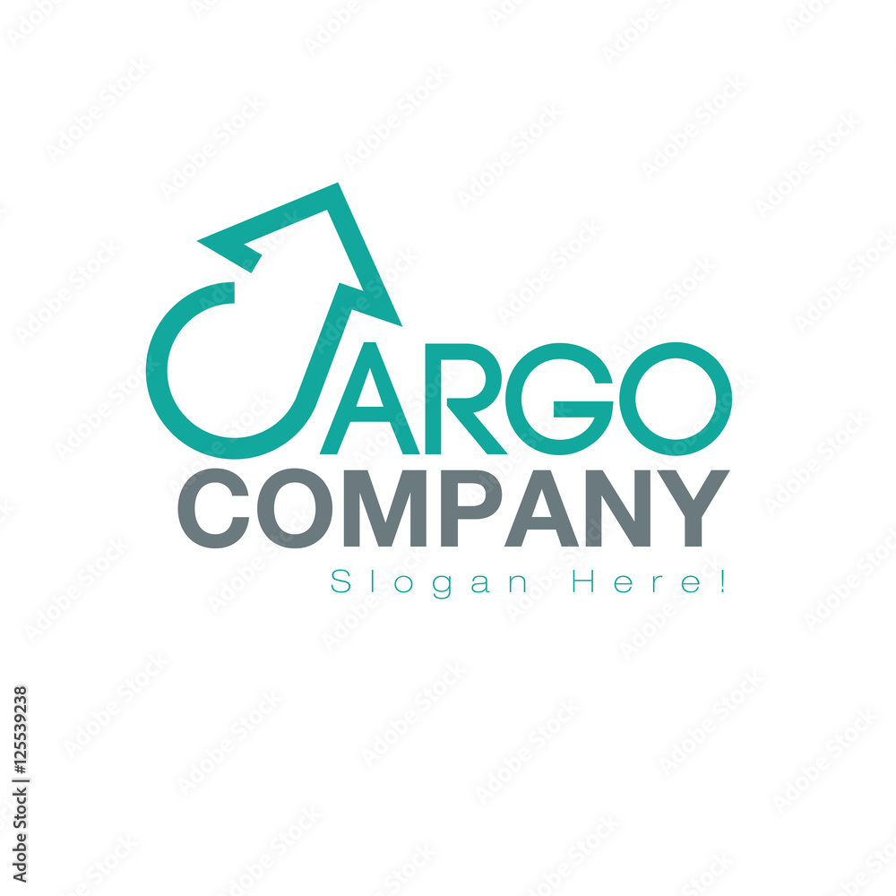 Fototapeta premium Cargo Logo Concept