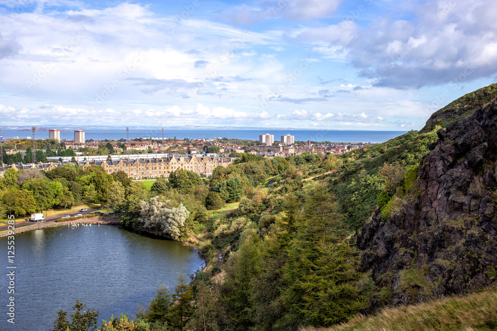 view of Edinburgh city, Scotland