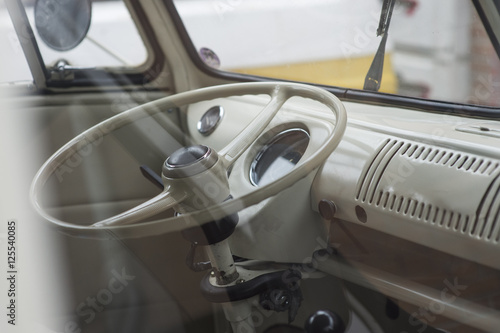 Steering wheel from an old van