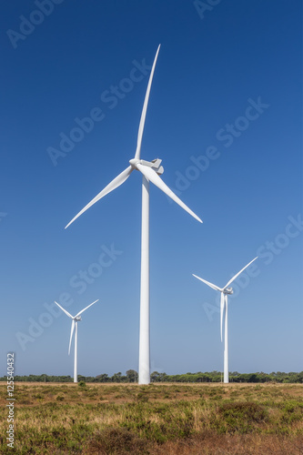 Wind generating sets for power generation.