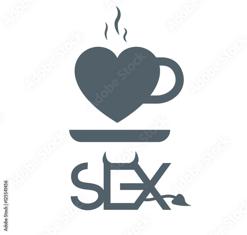 Devil Sex Logo Concept photo
