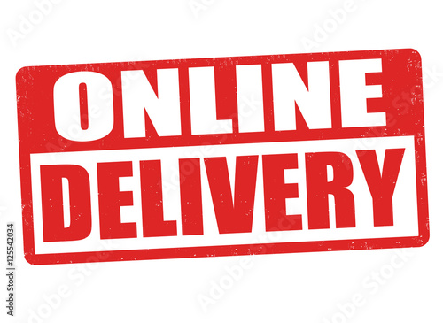 Online delivery sign or stamp