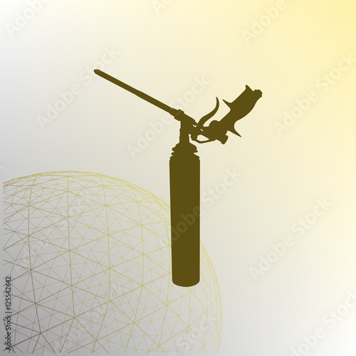 Foam gun icon