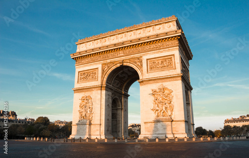The Triumphal Arch , Paris, France.