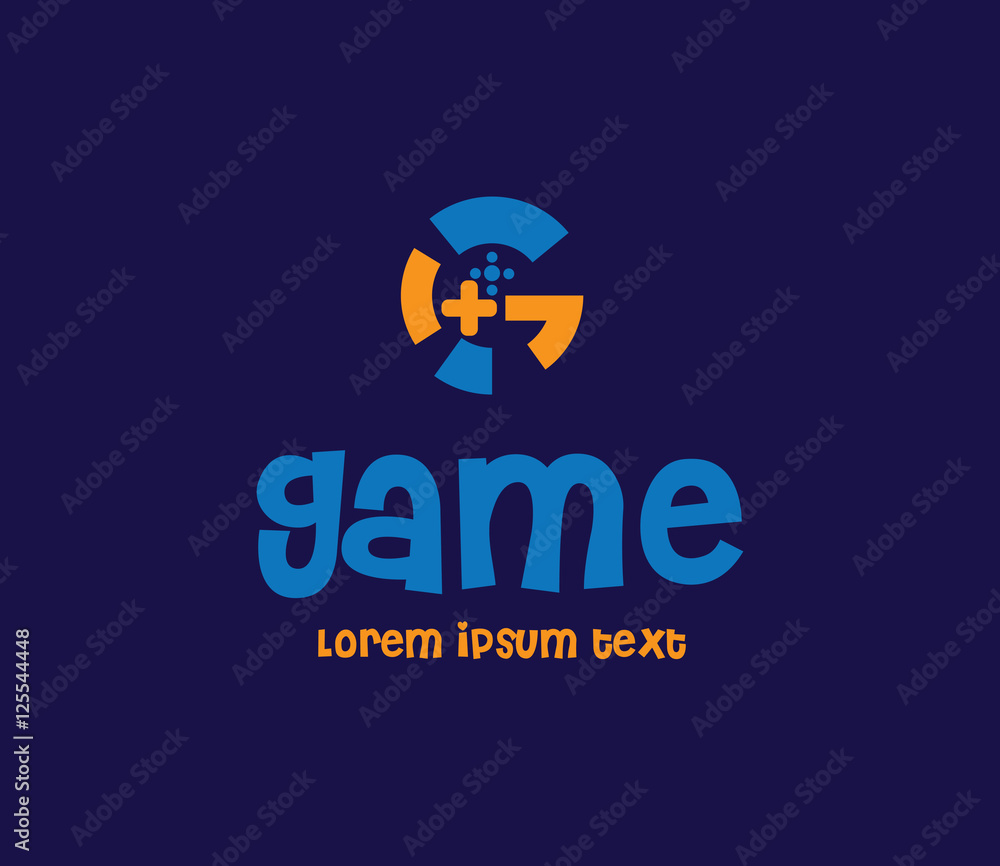 Game Logo Design Concept Game Logo Design Concept