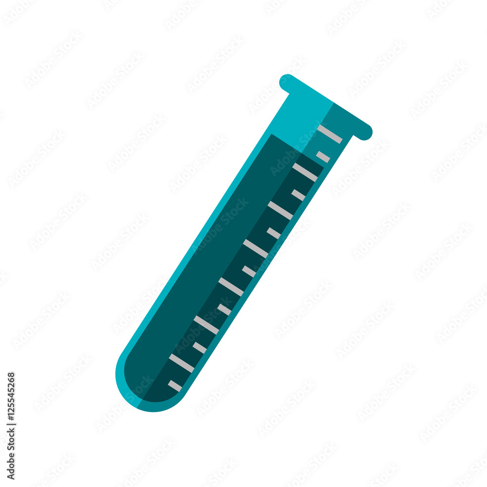 Laboratory tube icon. Medical and health care theme. Isolated design. Vector illustration
