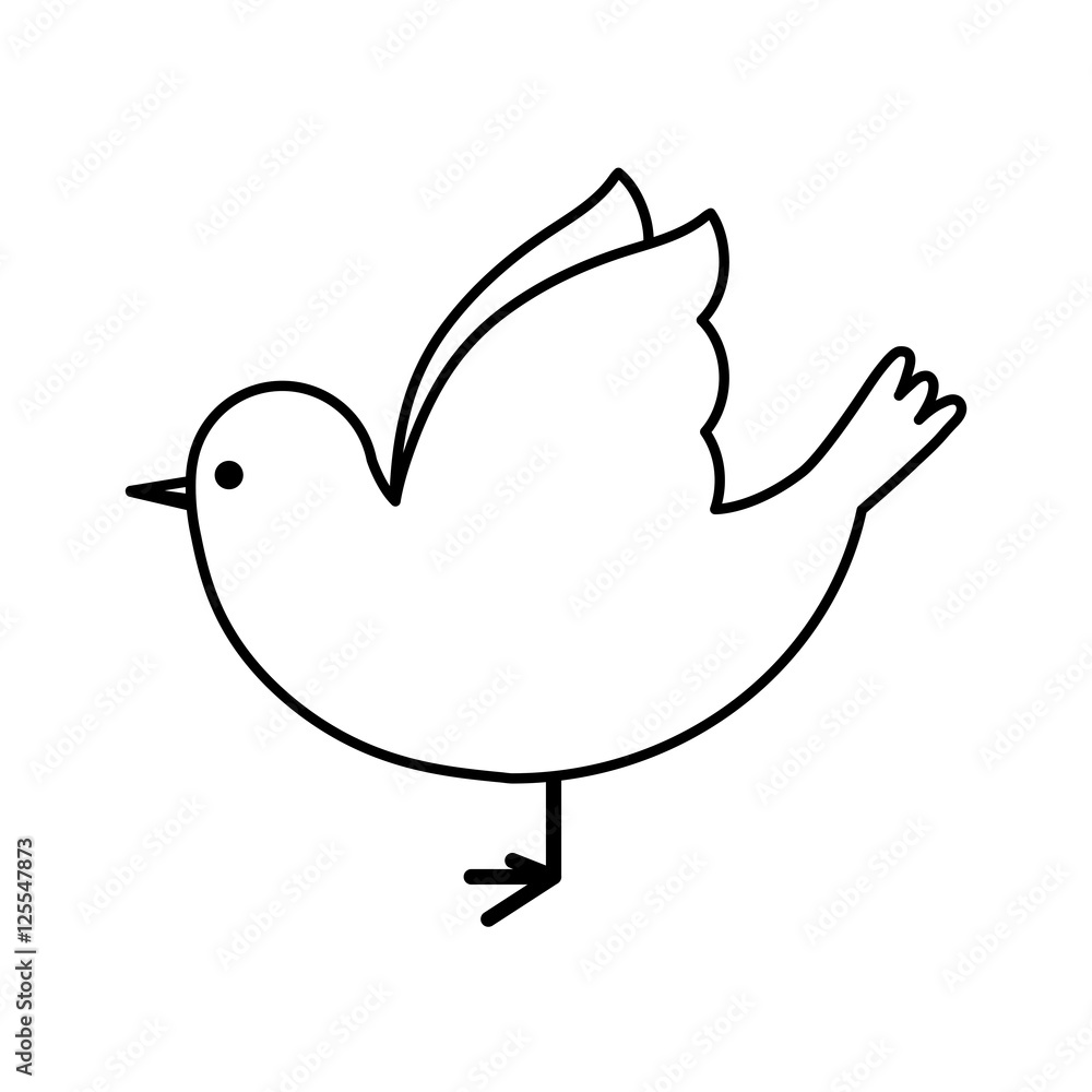 dove bird isolated icon vector illustration design dove bird isolated icon vector illustration design