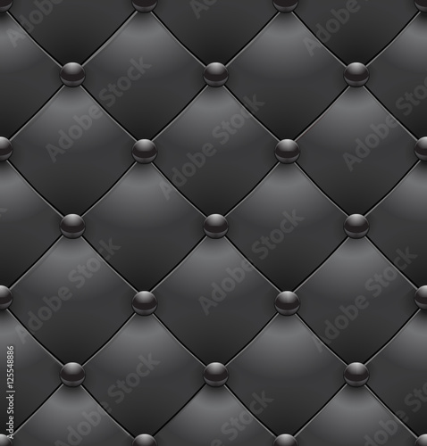 Black royal upholstery seamless background
