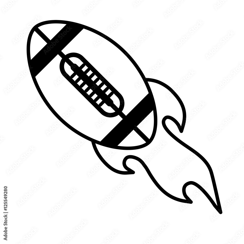 american football balloon isolated icon vector illustration design american football balloon isolated icon vector illustration design