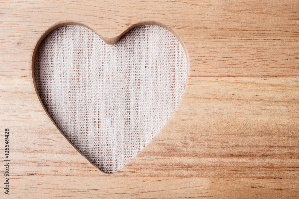 Kitchen board with heart shape as border frame Kitchen board with heart shape as border frame