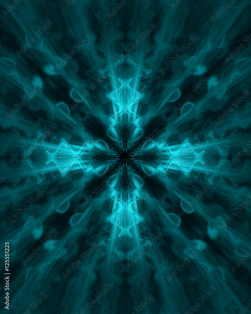 Glowing Religious Cross Design Glowing Religious Cross Design