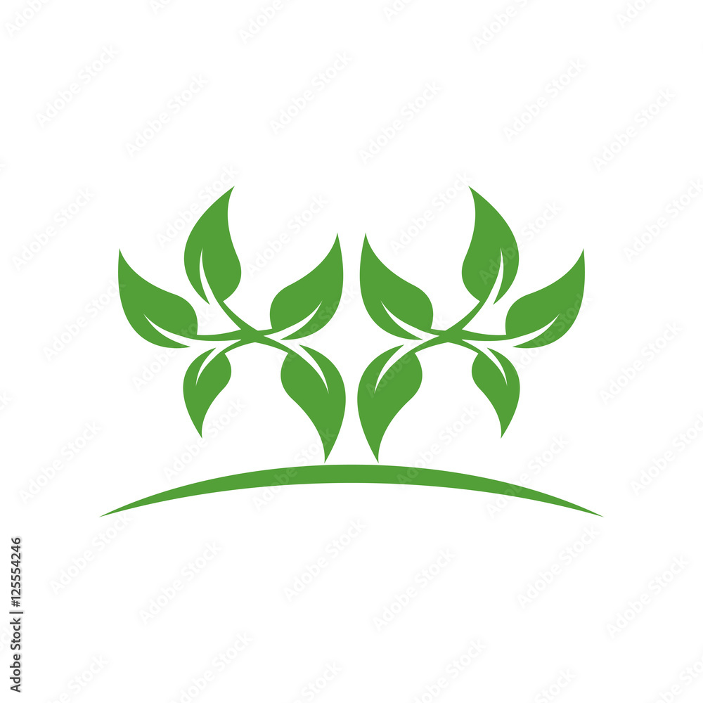 Naklejka premium Vector abstract illustration - eco lifestyle concept