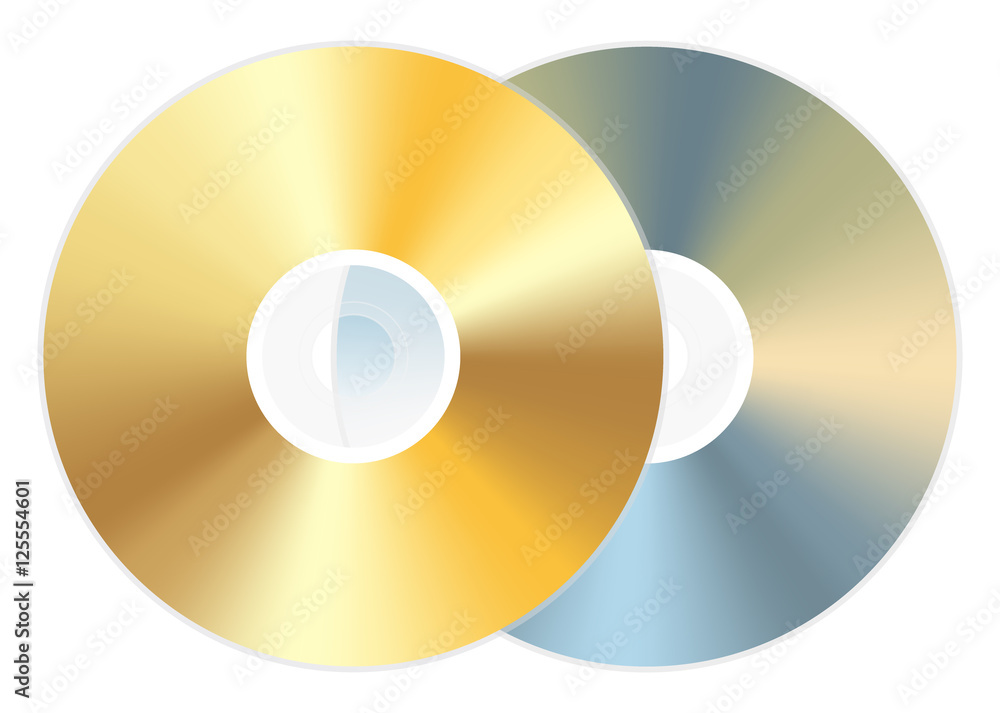 golden cd dvd disc golden cd dvd disc