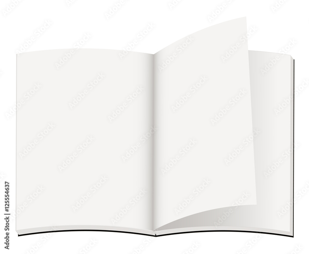 blank note book opening blank note book opening