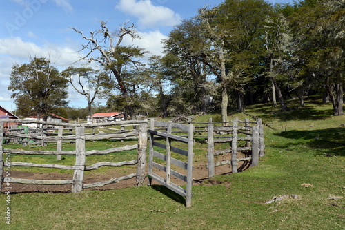 Research station in the national park Karukinka in Tierra del Fuego.