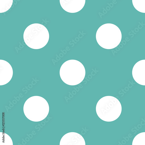 Polka dot retro seamless pattern vector