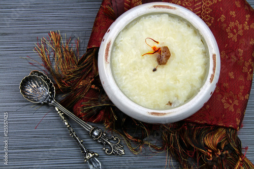 Photography Sweet Rice kheer or pudding