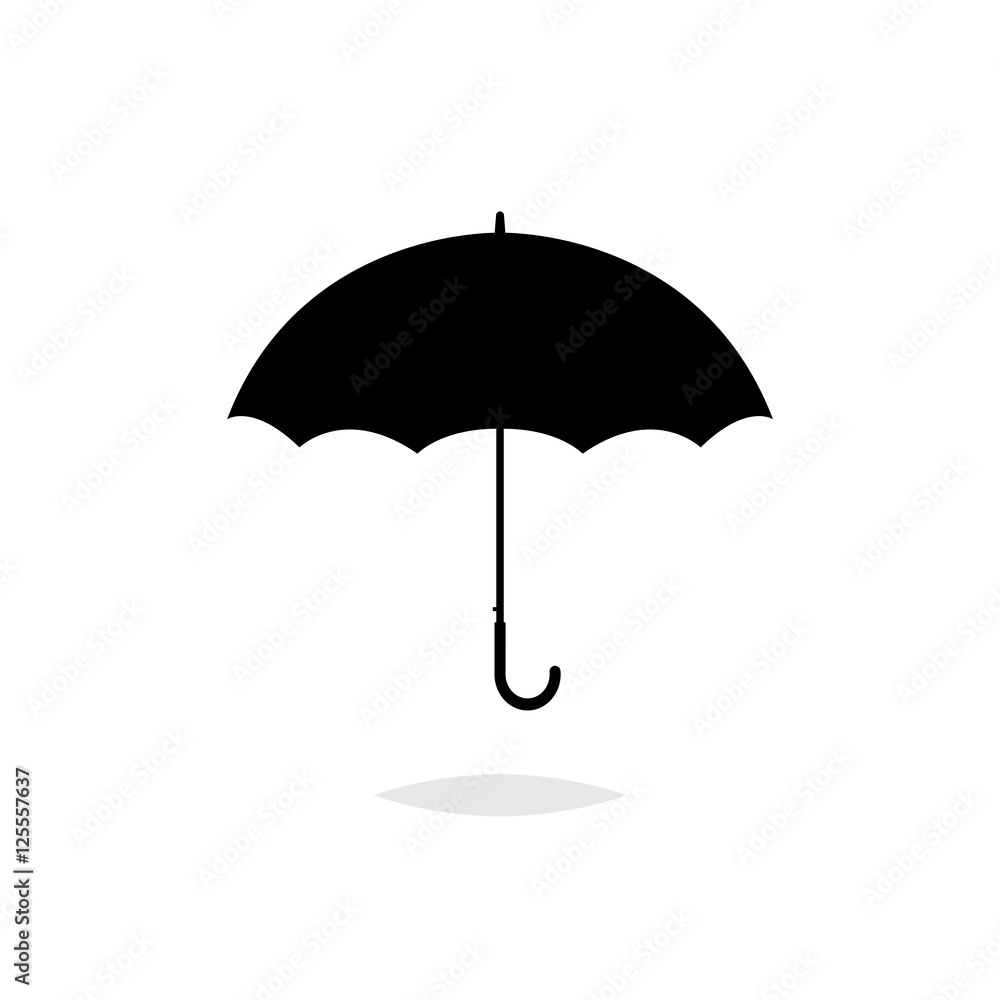 Umbrella icon vector isolated Umbrella icon vector isolated