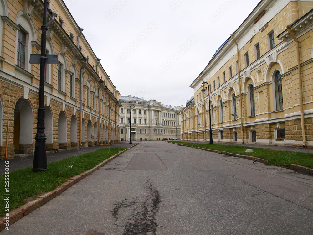 Street in classic style in Saint-Petersburg, Russia