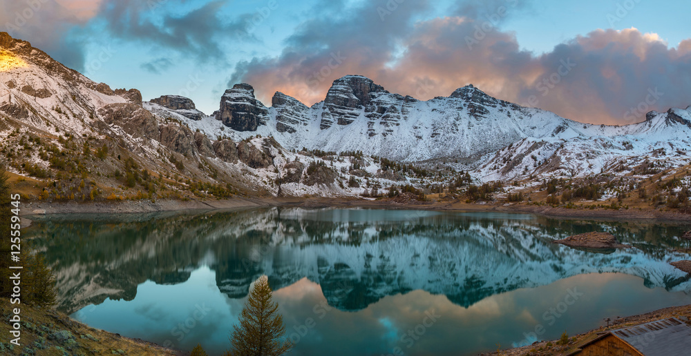 Fototapeta premium Le Lac d'Allos