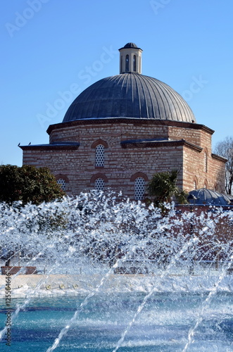 Ayaysofya turkish bath next to the famous Hagia Sofia mosque. A turkish bath or hammam is a variant of a steambath, distinguished by a focus on water