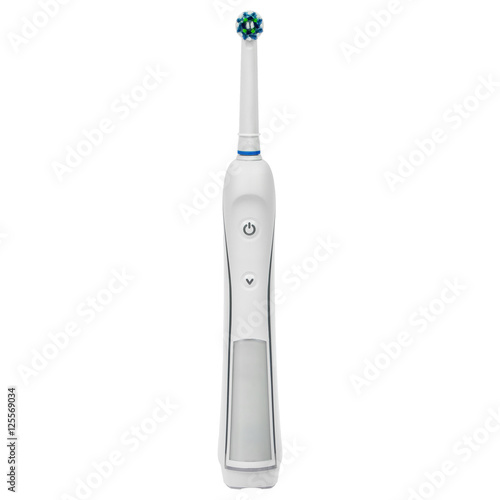 Fotografie Electronic toothbrush isolated on white background