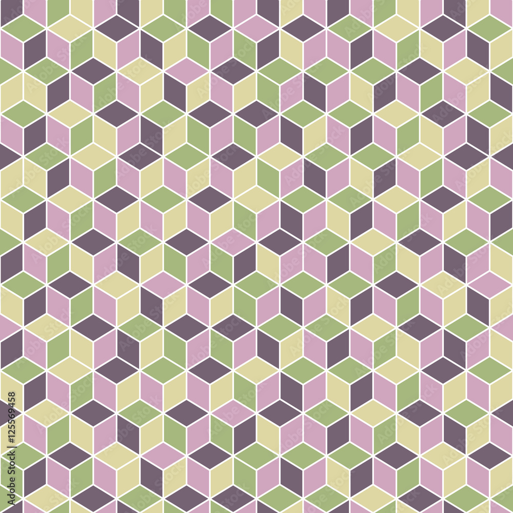 Seamless background in the geometric pattern