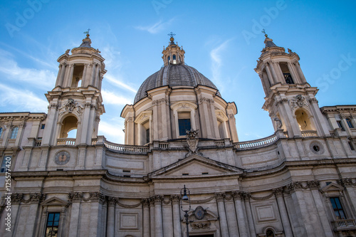 majestic view of an old church in Rome