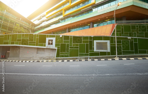 Wallpaper Mural City building street scene and road surface Torontodigital.ca