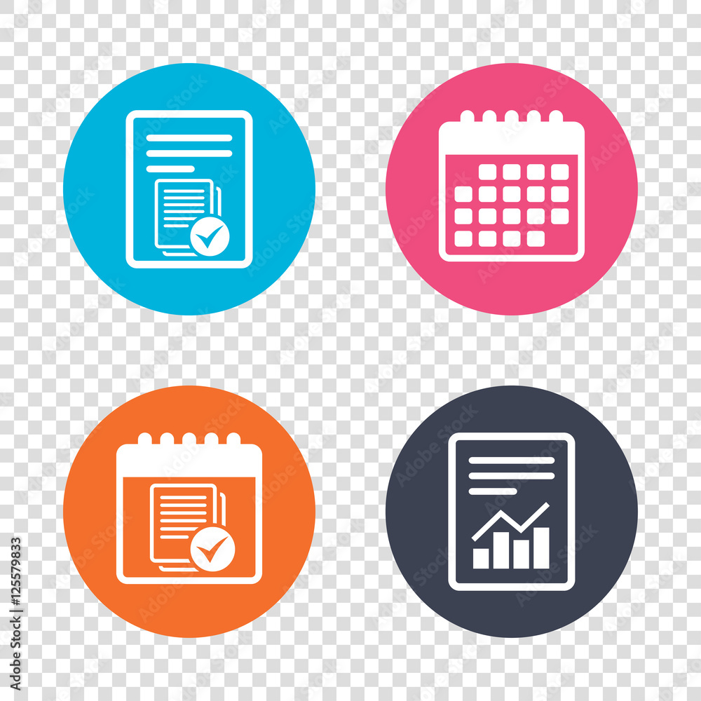 Text file sign icon. Check File document symbol. Text file sign icon. Check File document symbol.
