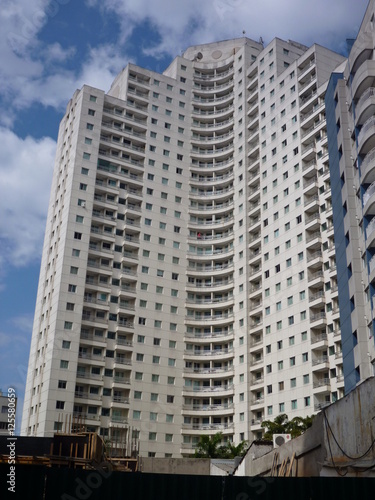 white high residential building in sao paulo