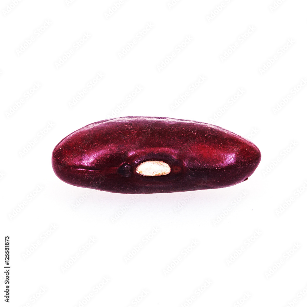 Pile Red kidney bean isolated on white background Pile Red kidney bean isolated on white background