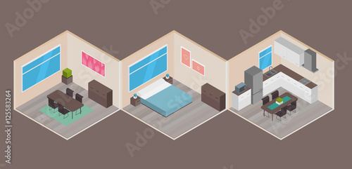 Isometric houses