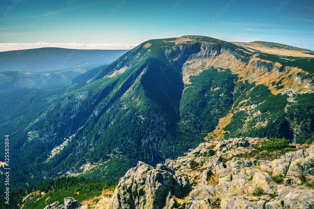 View from Sniezka trail (Karkonosze/Poland)