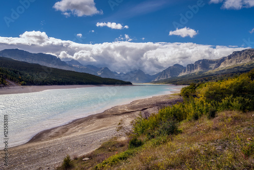 Storm Clouds Gathering over Lake Sherburne photo