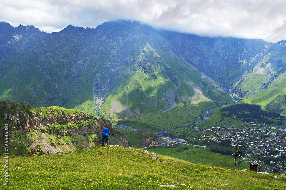 the majestic splendor of the Caucasus mountains