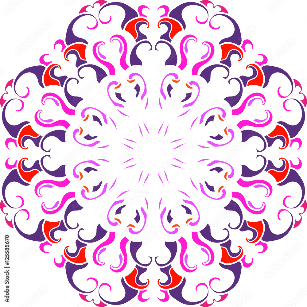 Colorful abstract mandala Colorful abstract mandala
