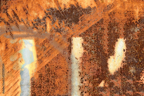 Abstract corroded colorful rusty metal background, rusty metal texture