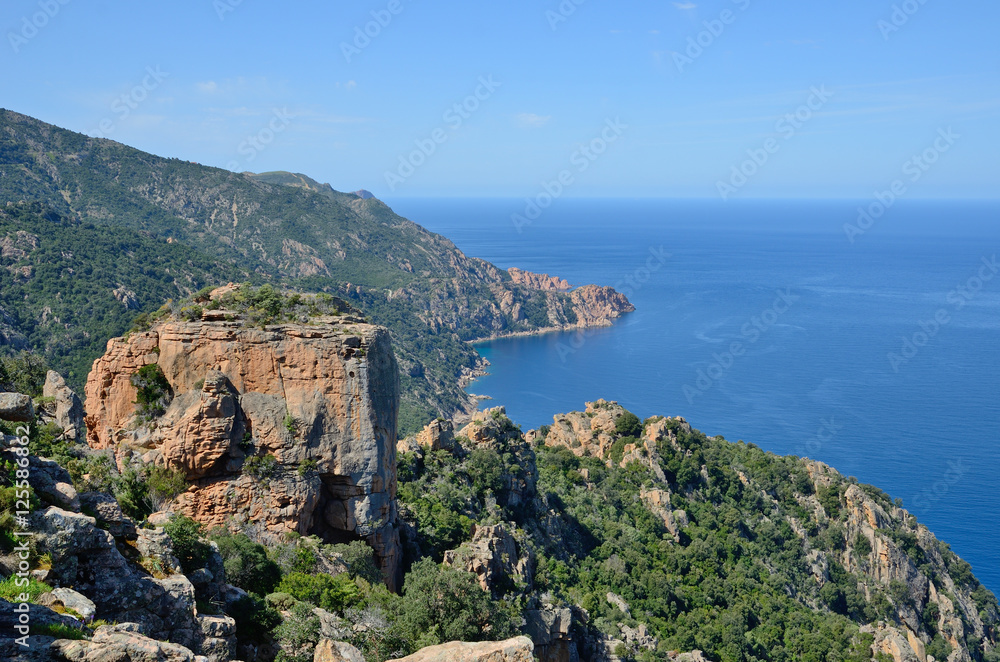 Calanques de Piana in Corsica