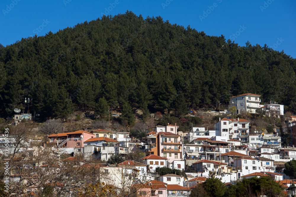 Amazing Panorama of old town of Xanthi, East Macedonia and Thrace, Greece