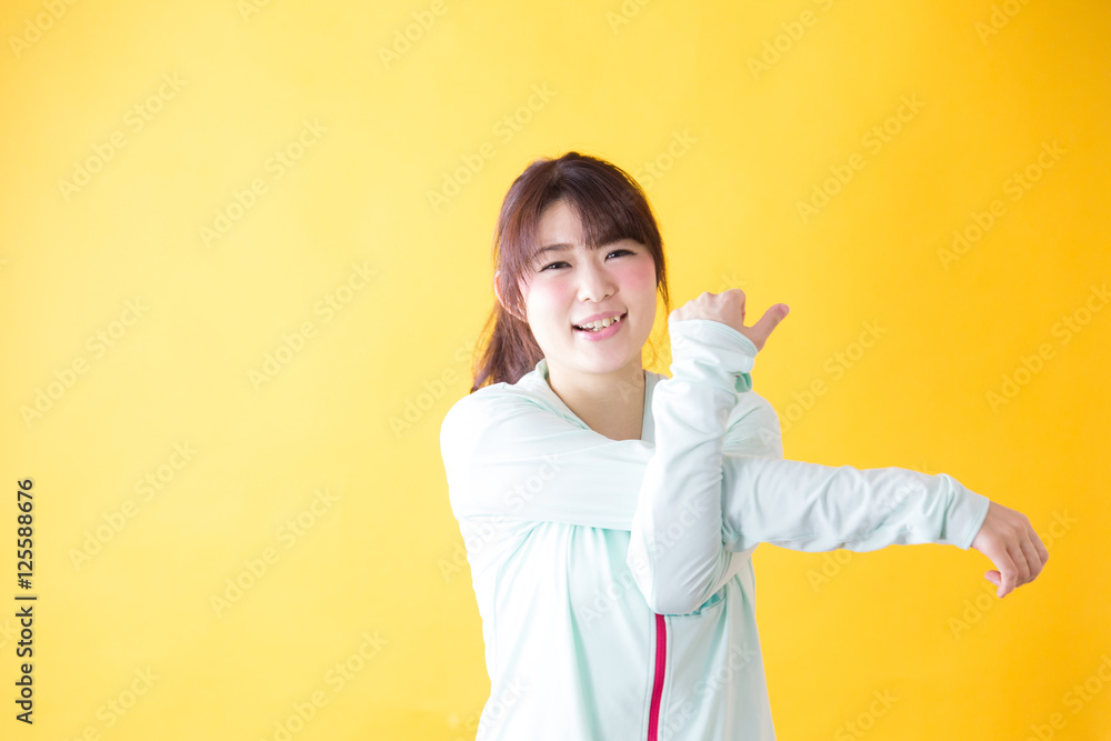 女性ジョガー・イエローバック
女性ジョガー・イエローバック